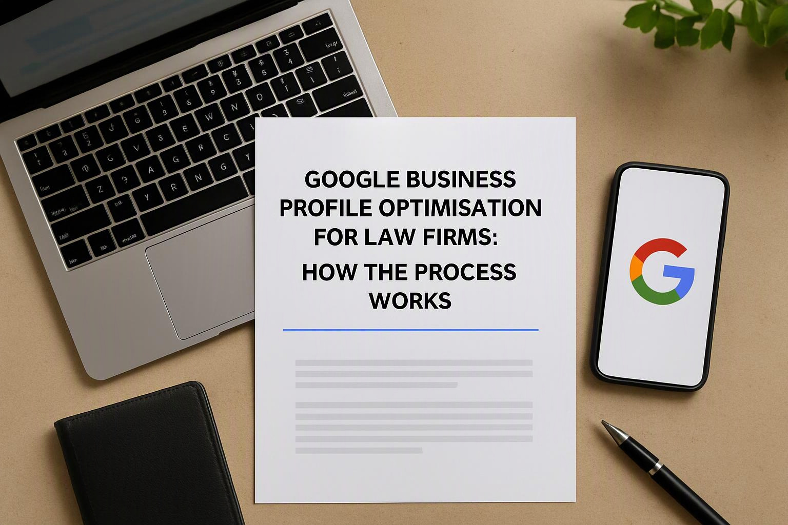 Google Business Profile Optimisation for Law Firms: How the Process Works