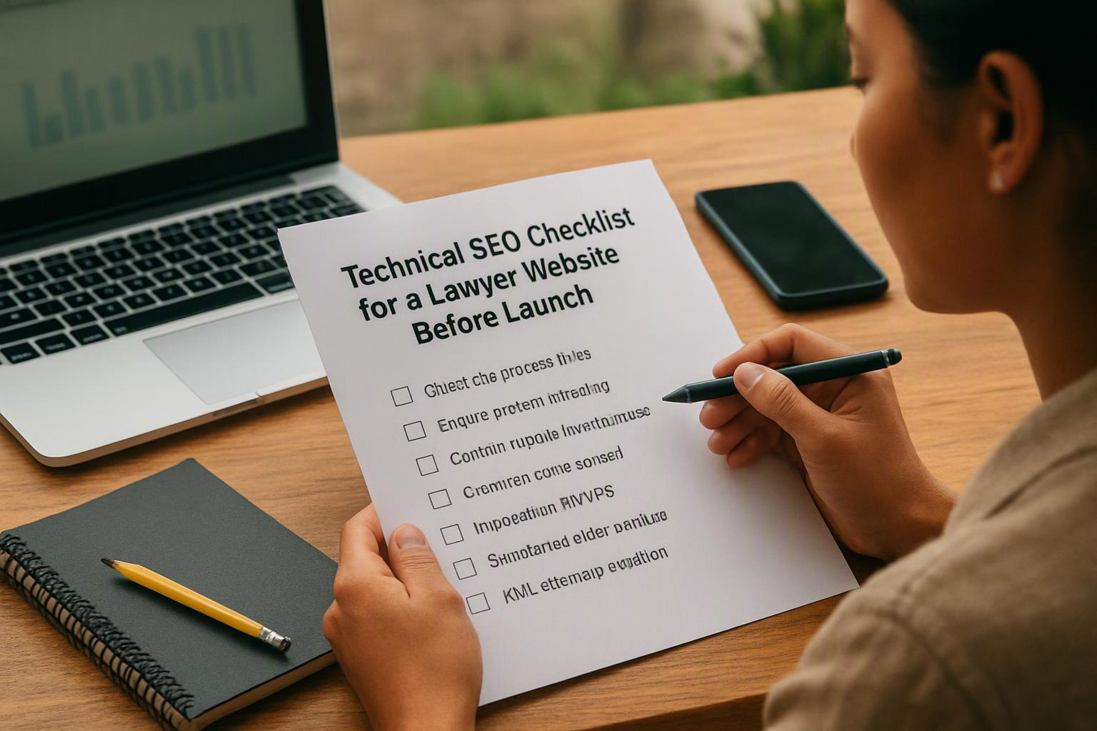 Technical SEO Checklist for a Lawyer Website Before Launch